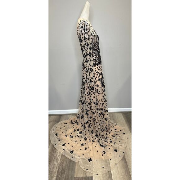 Georges Hobeika Scoop Neck Beaded Tulle Gown FR 40/ US 8 $10,813 - Picture 9 of 11